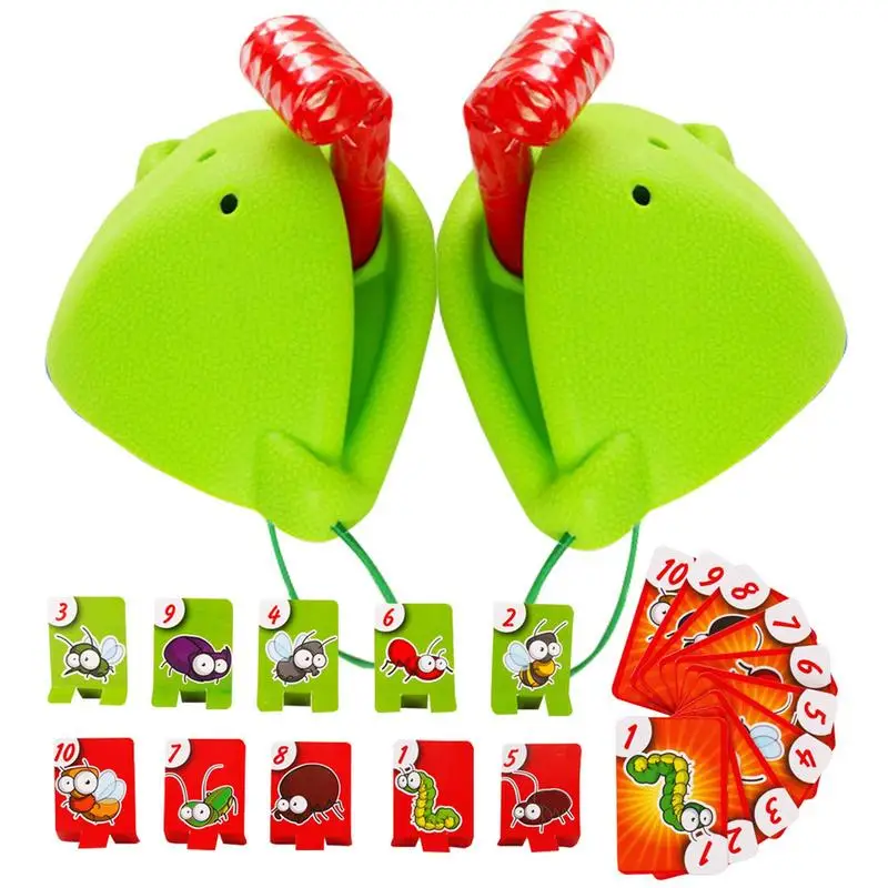 

Tic Tac Tongue Out Puzzle Game With Frog Tongue Design Be Quick To Lick The Bugs Chameleon Memory Fun Games Toys for Kids Party