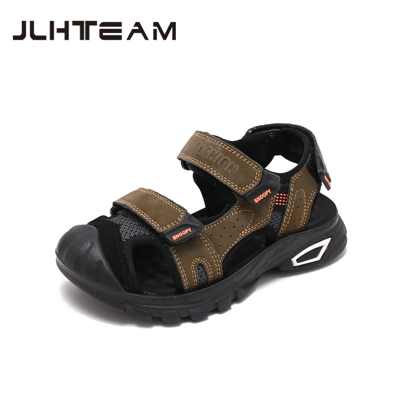 

Boys' Sandals 2022 Summer New Kids Shoes Primary Secondary School Students' Soft Bottom Children's Beach Shoes 2252 Sandal