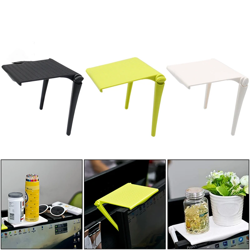 

Rack TV Monitor Type Organizer Screen Top Storage Shelf Holder Practical Home Storage Computer Office Multi-functional Organizer