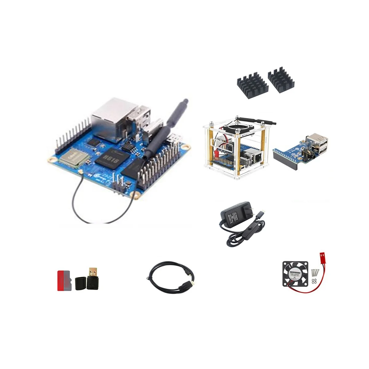 1 комплект для Orange Pi Zero 3 4 Гб одноплатный компьютер H618 флдд4 макетной платы Gigabit