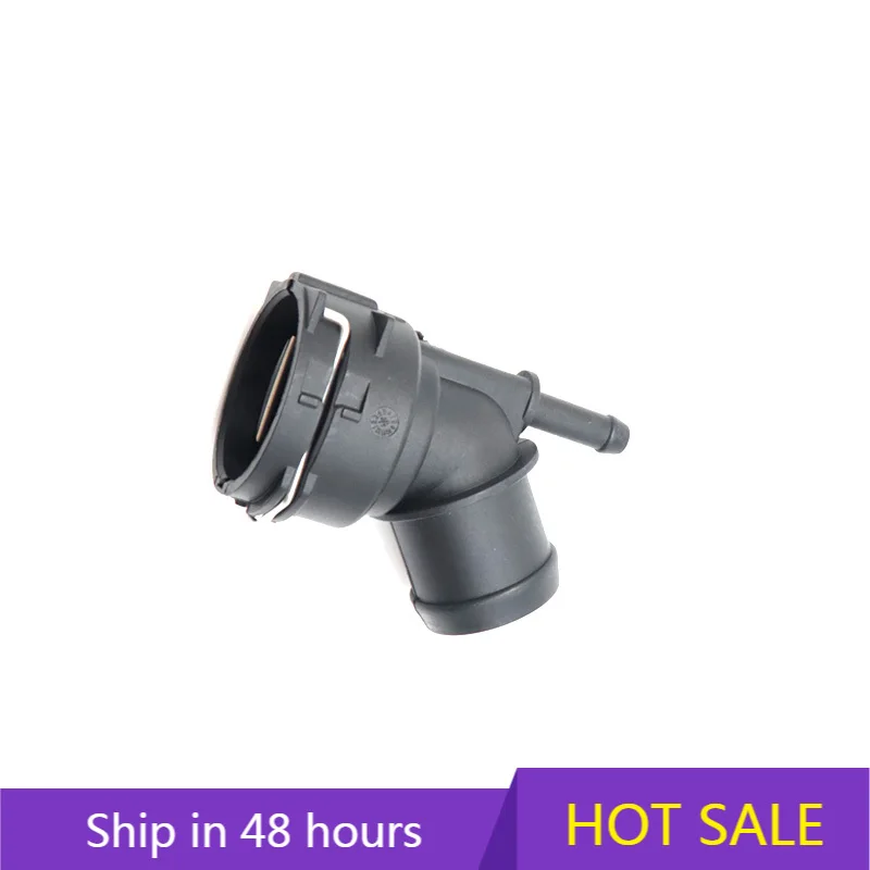 

5Н 0122291 ДЛЯ Volkswagen Tiguan 2008-2019 Sharan 2011-2016 Фланец охлаждающей жидкости двигателя Верхний разъем шланга радиатора Черные автозапчасти