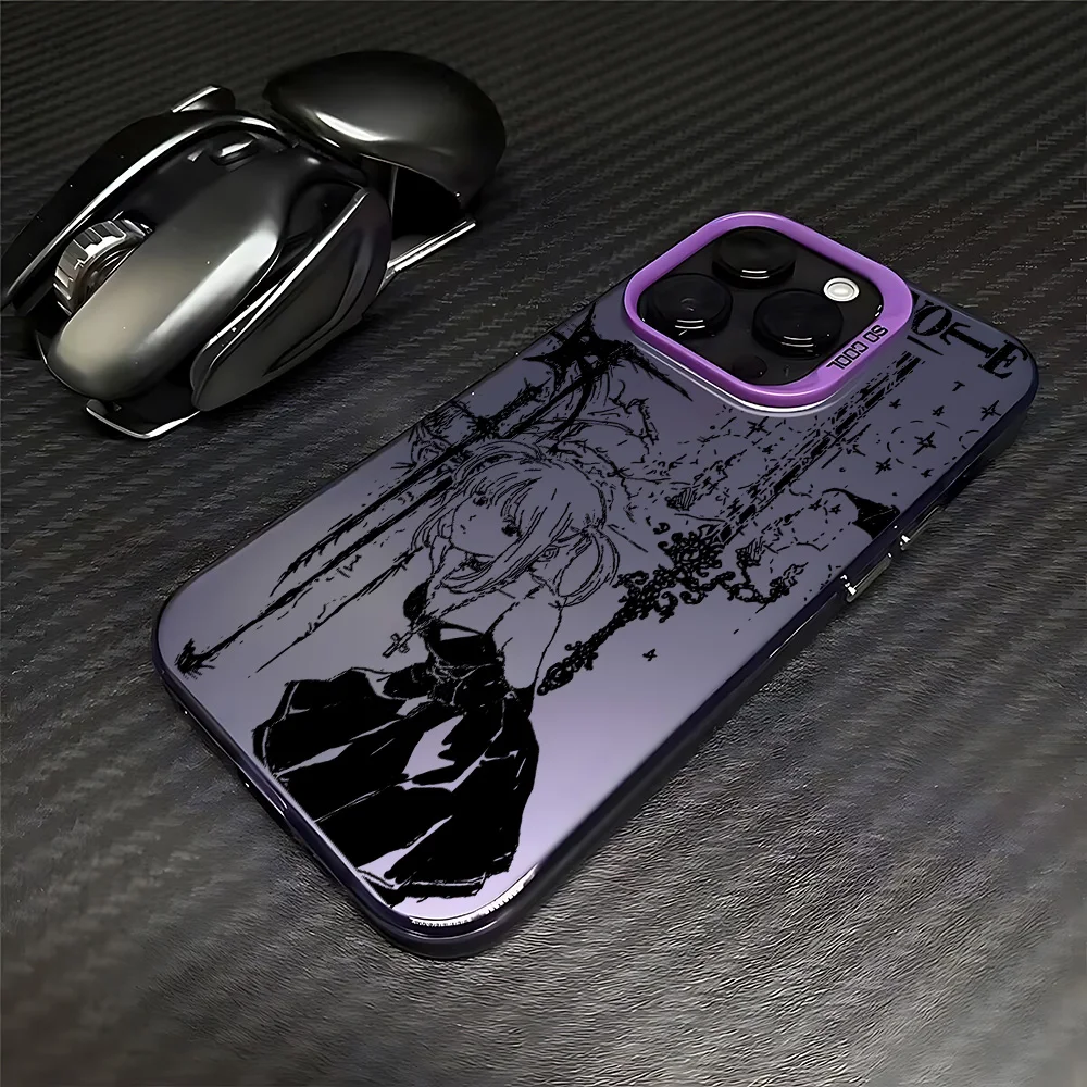 Чехол для телефона Samsung Galaxy A17 A07 A16 A06 A35 A55 A25 A05S A15 A56 A54 A36 A34 A24 5G Matte Cover Luxury Clmj Death Note Misa (art.: 3920d2ee280b9) - 3920d2ee280b9