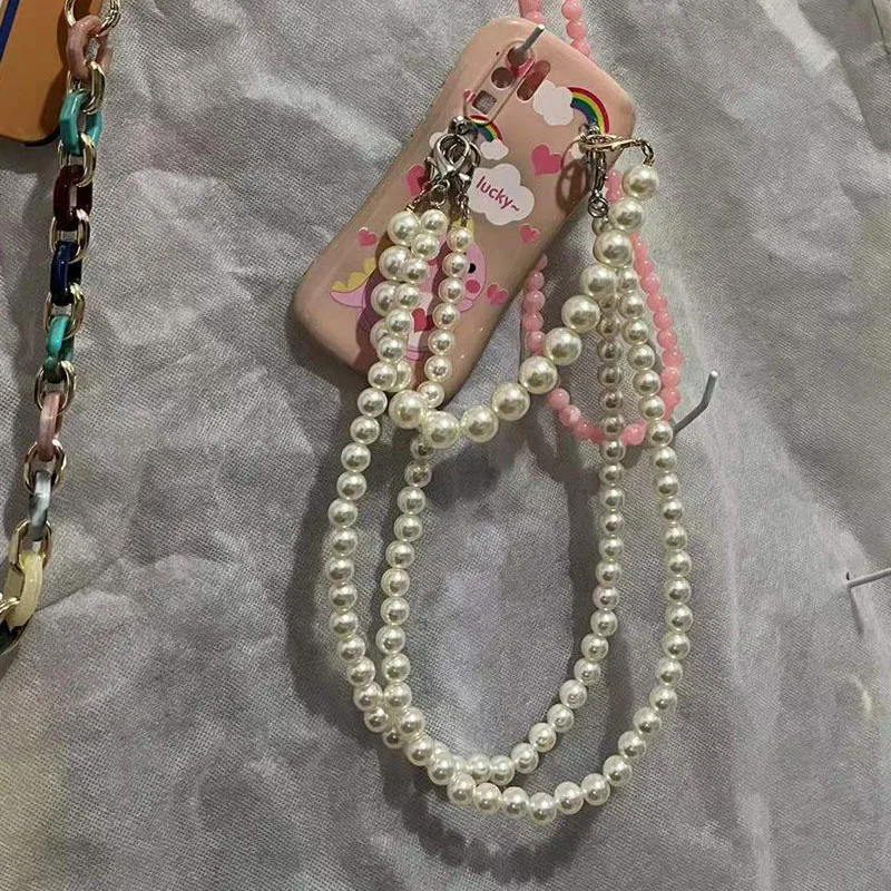 10mm 12mm 14mm 16mm 18mm diameter size faux pearl handbag strap super lady good quality girls bag belt