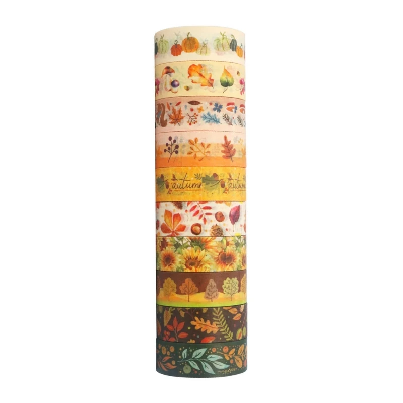 

Autumn Gift Wrapping Decor Sticker for Scrapbooking Sculpture Gift Packagings