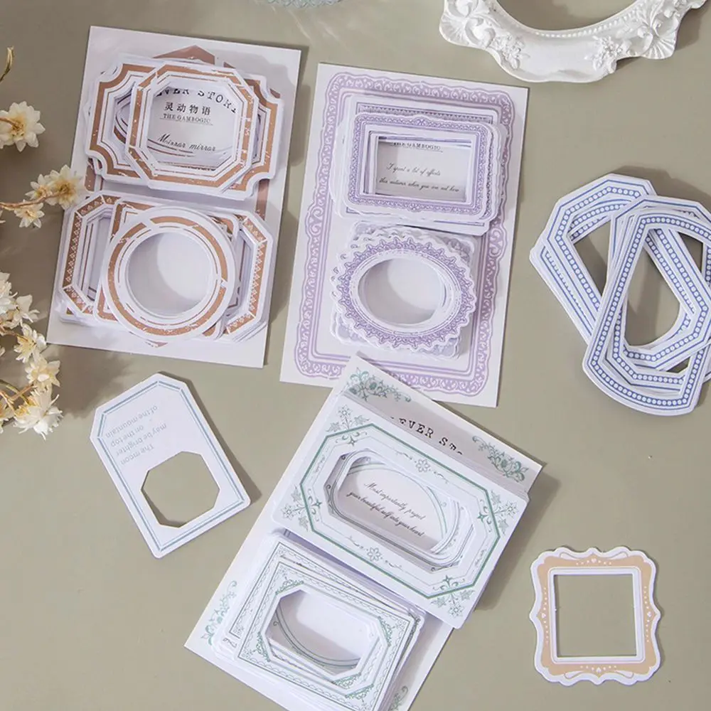 

Simple Journal Accessories Hand Account Aesthetic Label Frame Deco Memo Pad Scrapbooking Collage Material Paper