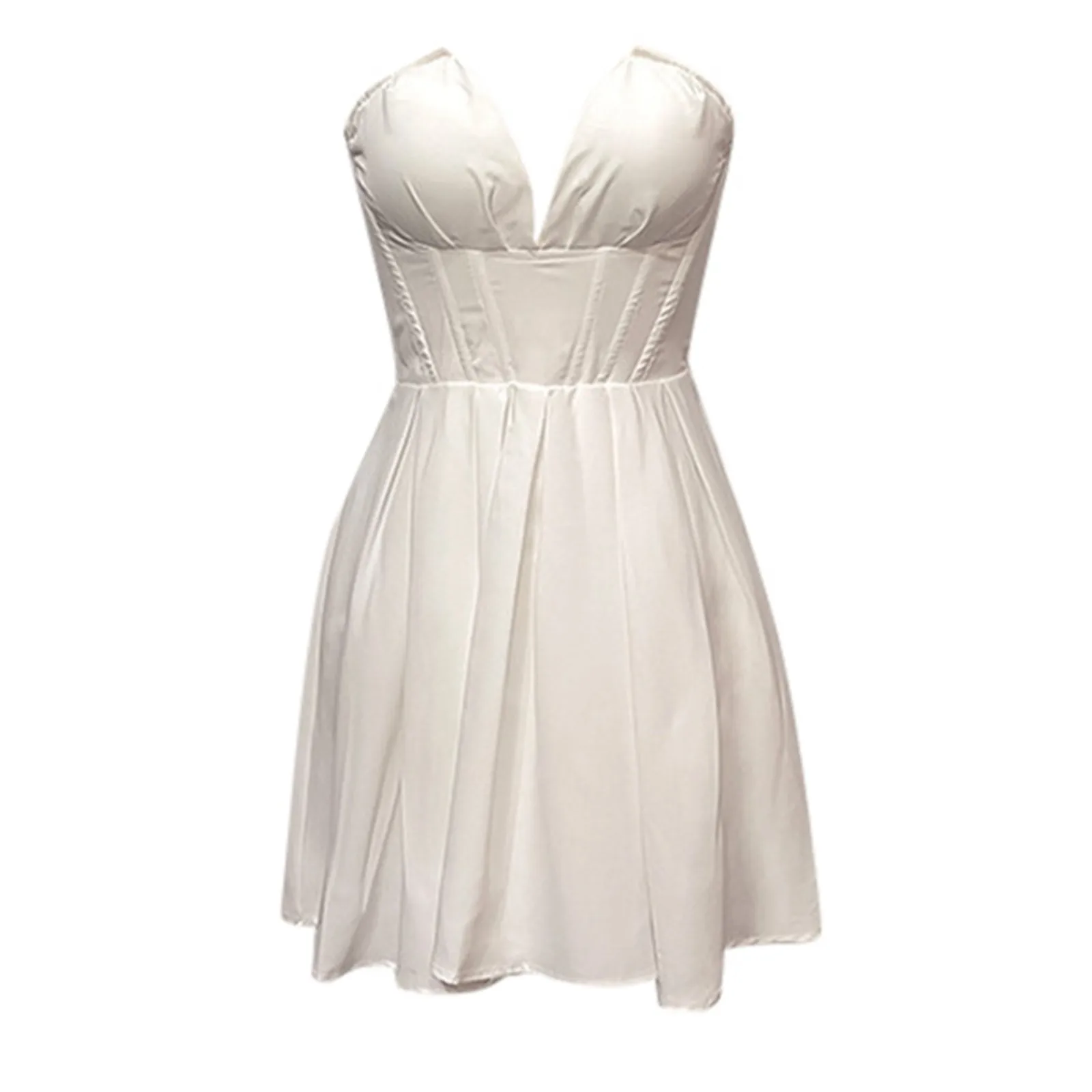 Женское мини-платье в стиле ретро Новое Элегантное Атласное трехслойное