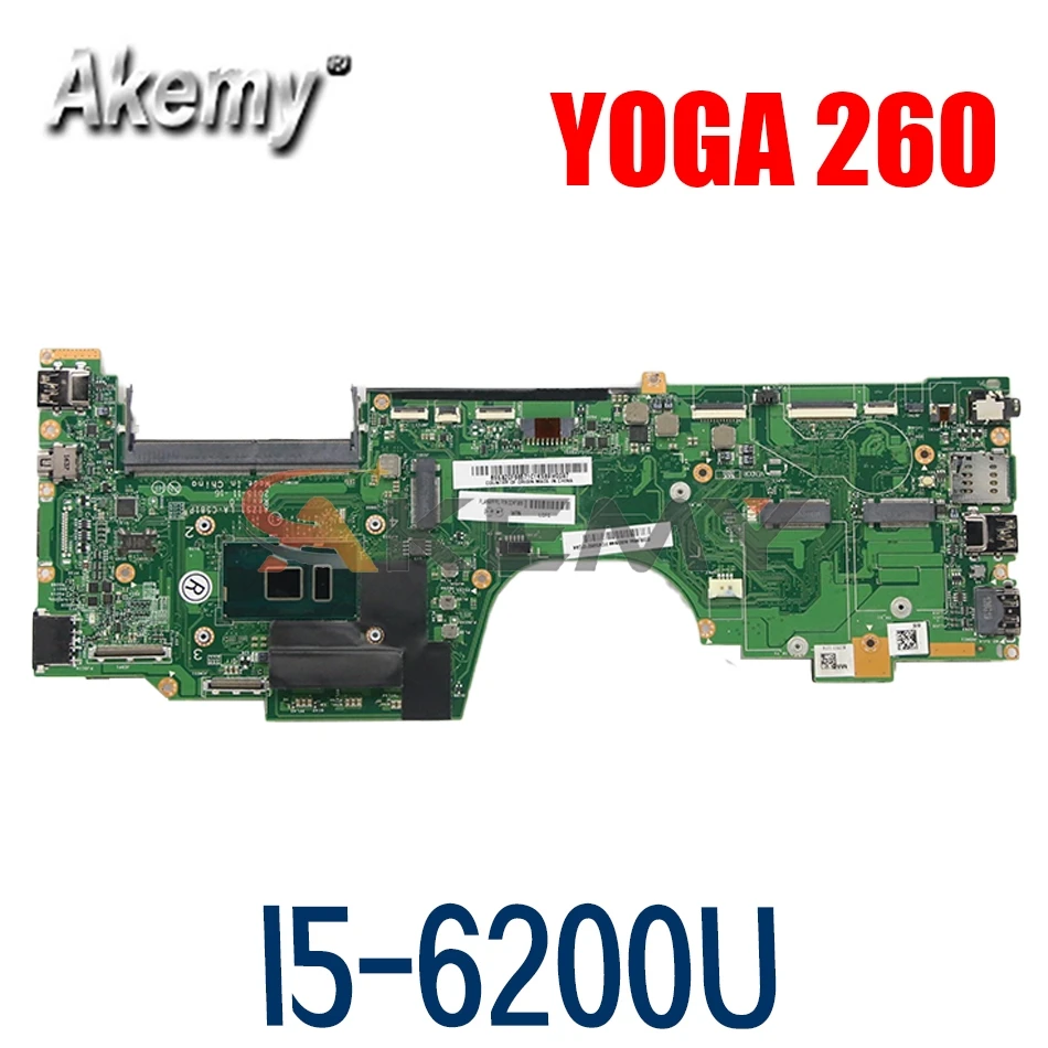 

Материнская плата для ноутбука LENOVO Thinkpad YOGA 260 LA-C581P SR2EY, материнская плата 01AY879 i5-6200U