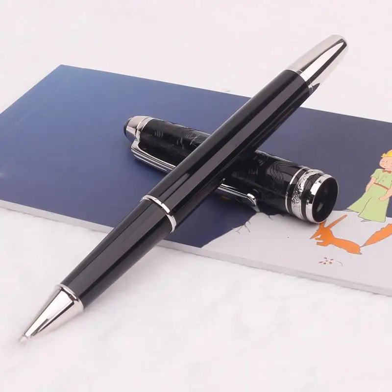 Высококачественная шариковая ручка MB MONTE темно-синяя каучуковая авторучка по