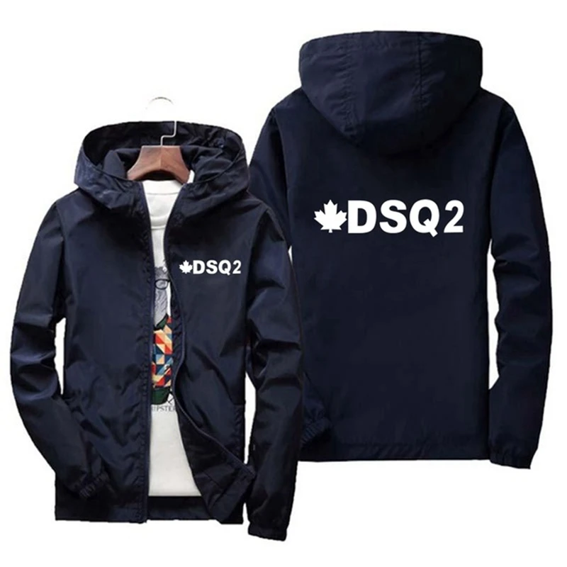 

jackets DSQ2 baseball uniform men's spring and autumn flight jacket men's spring jacket couple Japanese tide brand men's 2021