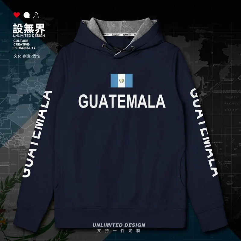 

Republic of Guatemala Guatemalan hoodies men sweatshirt sweat new hip hop streetwear tracksuits nation footballer sporting GTM