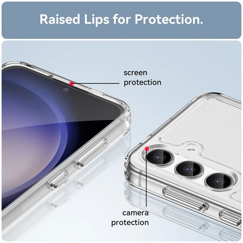 Чехол для Samsung Galaxy S24 чехол защитный прозрачный противоударный чехол-накладка Plus