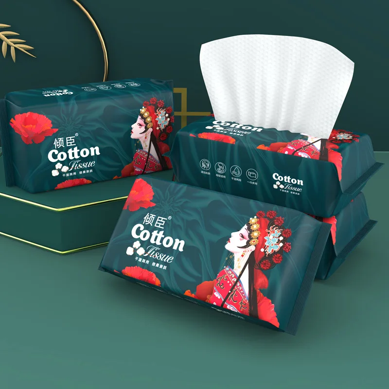 Cotton Wash Cleansing Towel Extractable Unisex Cleansing Towel Cotton Soft Towel 20x20cm Thicked