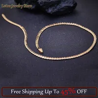 New Fashion Personality Rose Gold Snake Shape Necklace Women's Party Wedding High-end Collar Birthday Gift Luxury Trend Jewelry