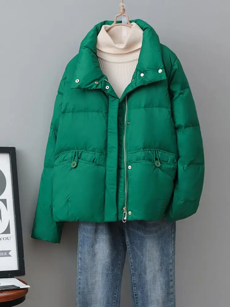 New Women Casual Style Down Jacket White Duck Down Jackets Spring Autumn Coats And Parkas Female Outwear