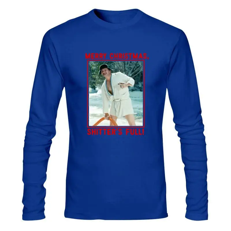 

Man Clothing New National Lampoons Shitter Was Full T Shirt
