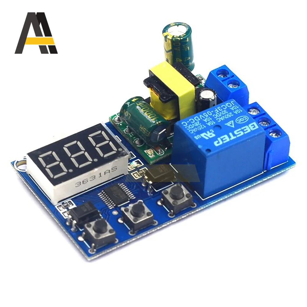 

Single-channel Relay Timing Module 220V Trigger Delay Cycle Timing On-off Switch Control Board Photoelectric Isolation Relay