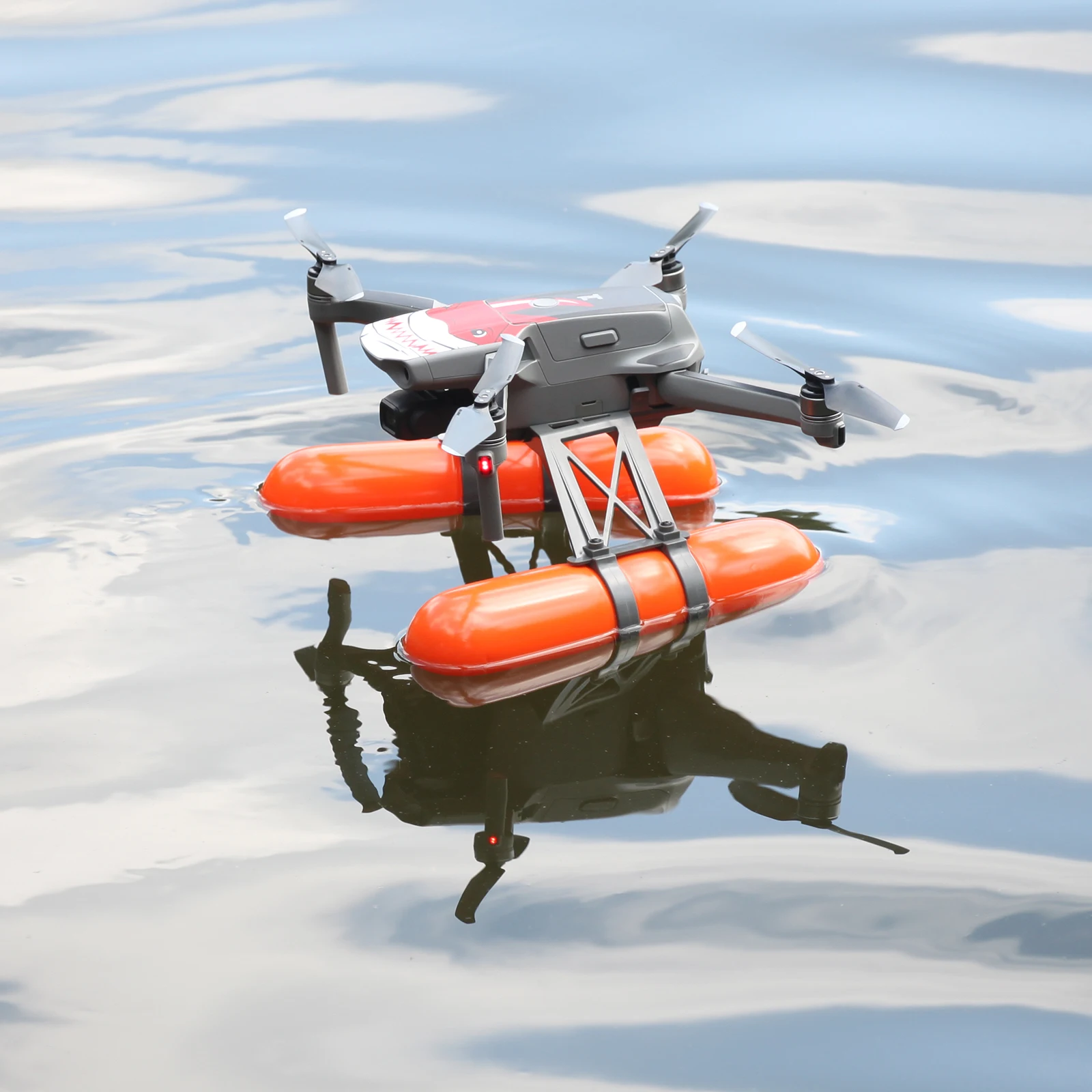 Landing Floating Fit for DJI Air 2S Water Landing Gear Damping Landing Training Skid Kit for DJI Mavic Air 2 Drone Accessories