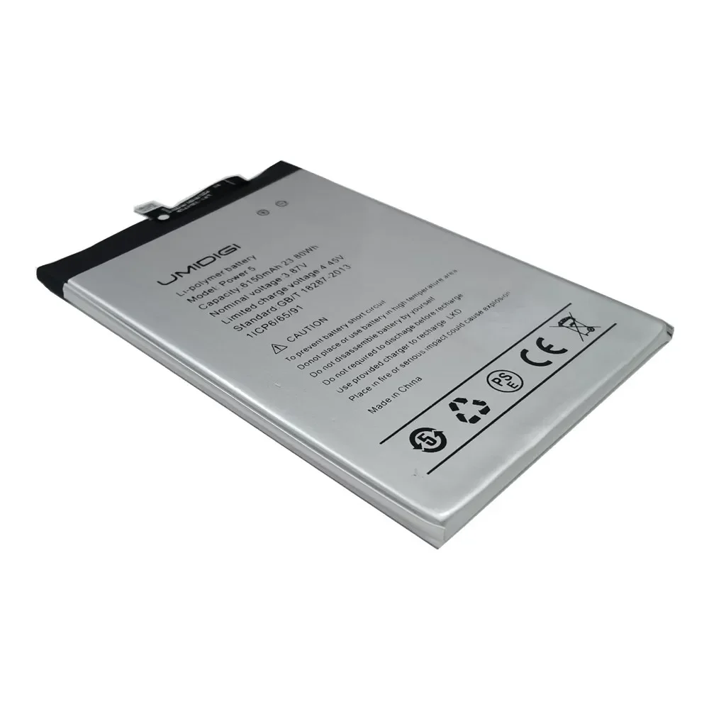 2024 год 6150 мАч 100% оригинальный аккумулятор для UMI Umidigi Power 5 Power5 Bison X10 / Pro