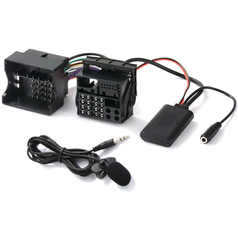 Аудио AUX кабель-адаптер Bluetooth 5.0 + внешний микрофон для Opel CD30 CDC40 CD70 DVD90