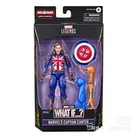 marvel legends what if series captain america action figure peggy carter joints movable 6 inches model ornament toys