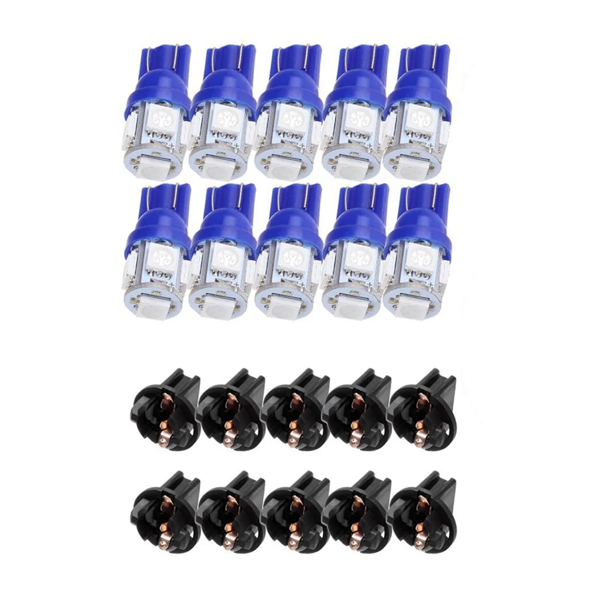 

T10 194 168 LED Light Bulb PC194 PC195 PC160 PC168 Instrument Panel Gauge Cluster Dashboard Light Bulb Ice Blue 10PCS