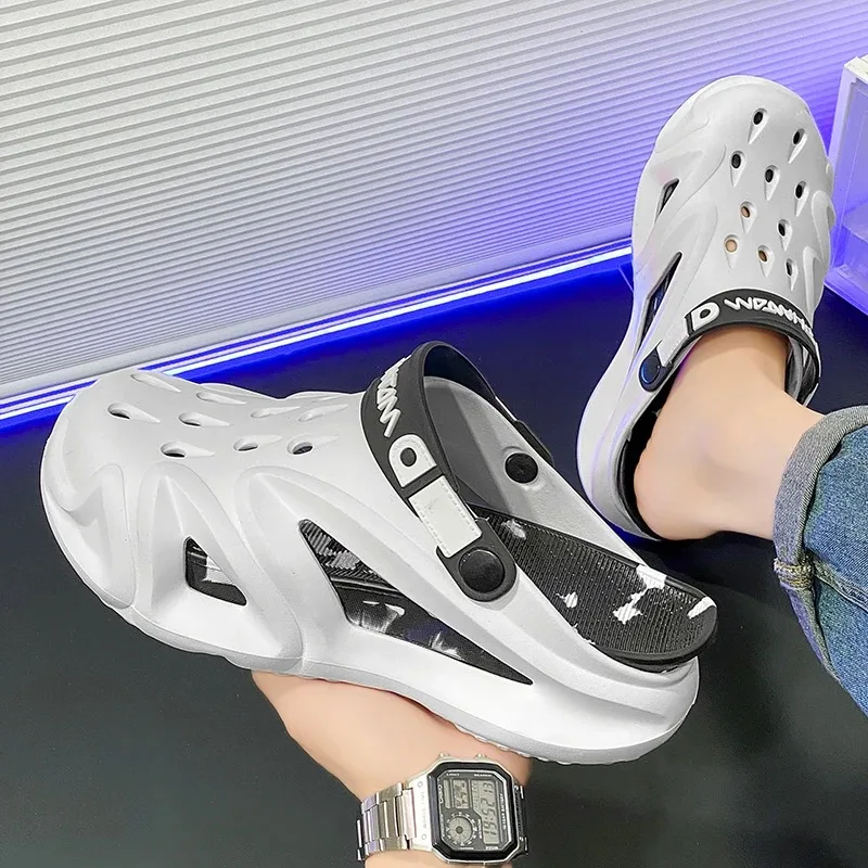 Сандалии мужские летние Нескользящие на толстой подошве Уличная обувь