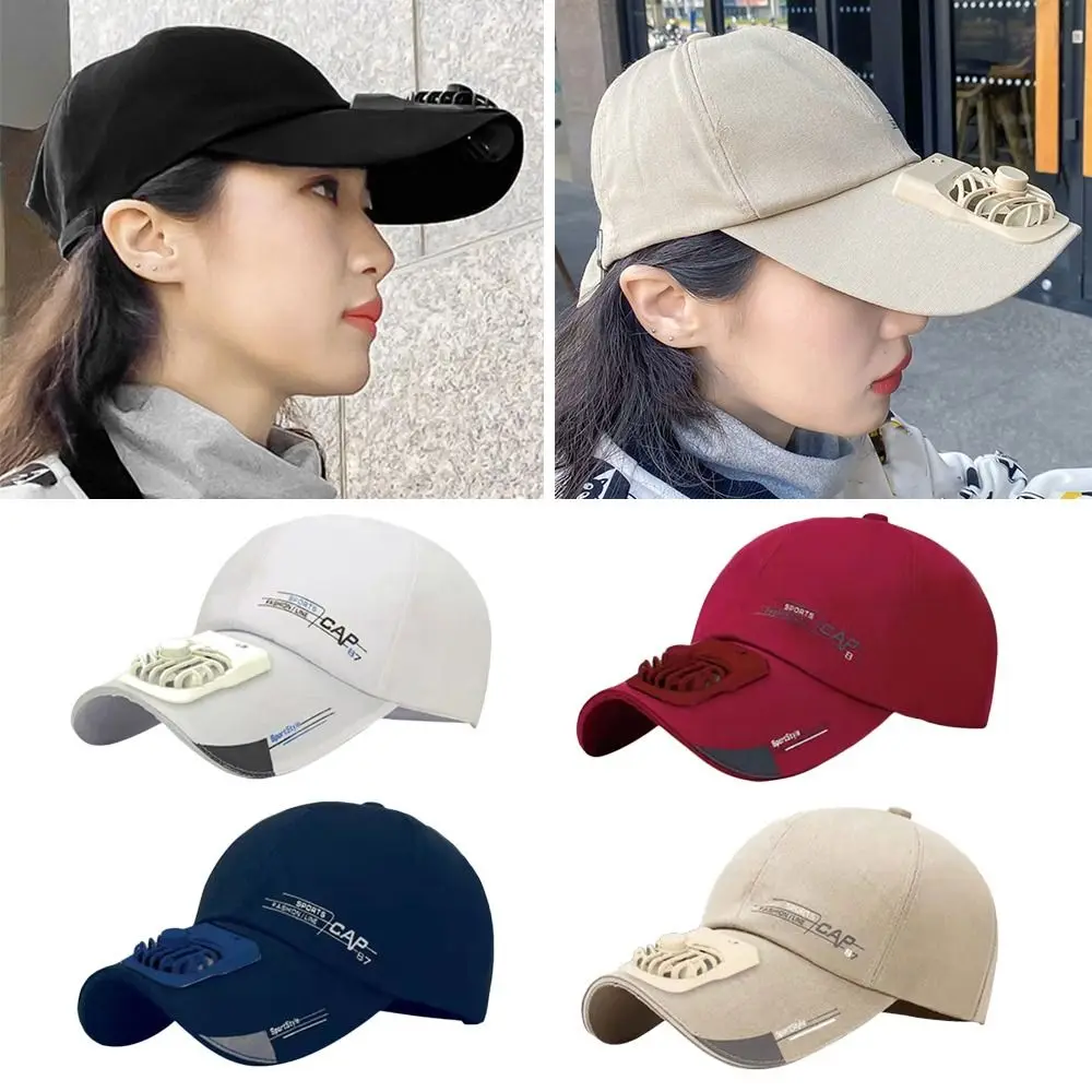 

Outdoor Camping Travel Hiking Fan Sun Hat Sun Visor Baseball Cap Sport Cap
