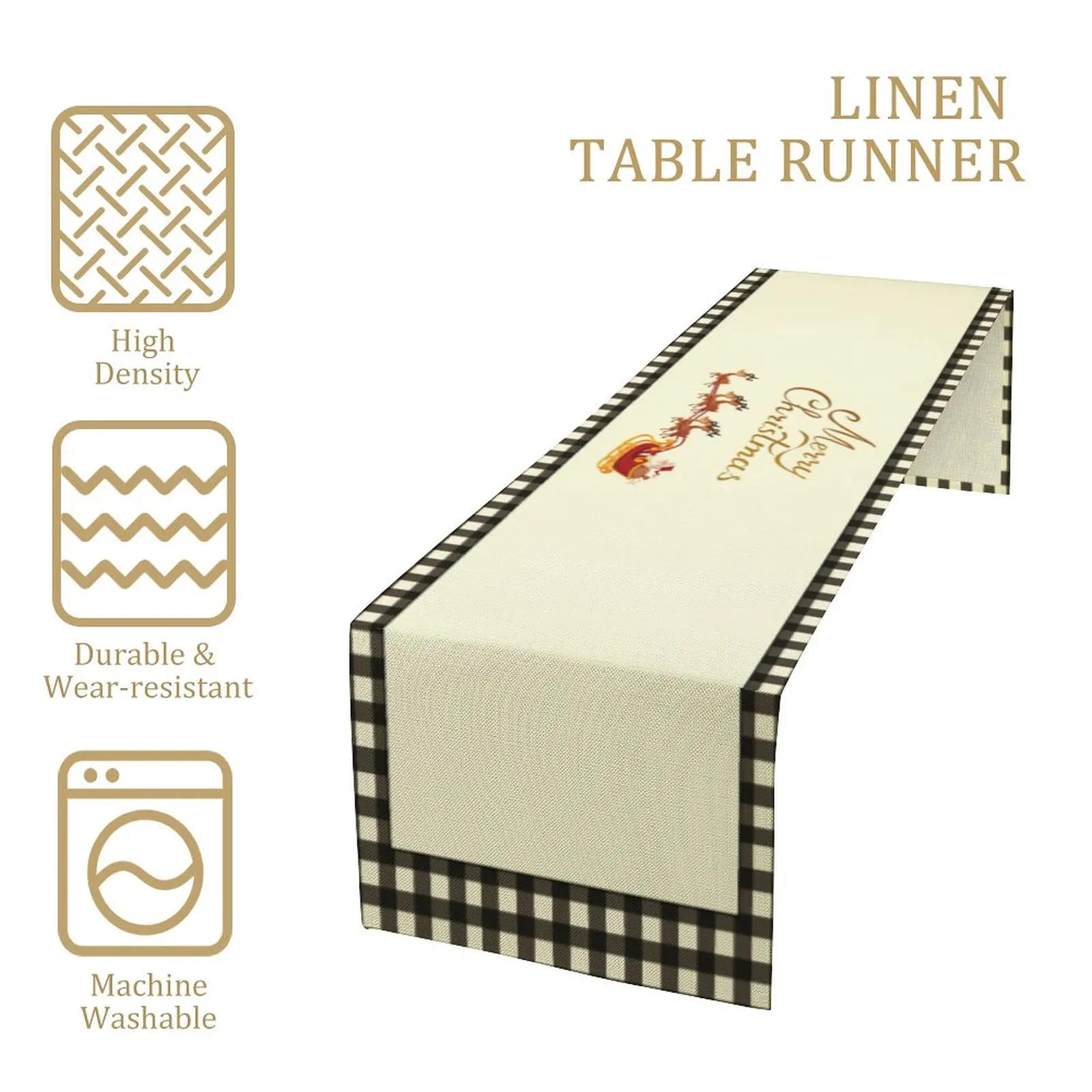 

Party Decoration and Table Accessories Runner Christmas Decorations 2023 Linen Home Textile Garden