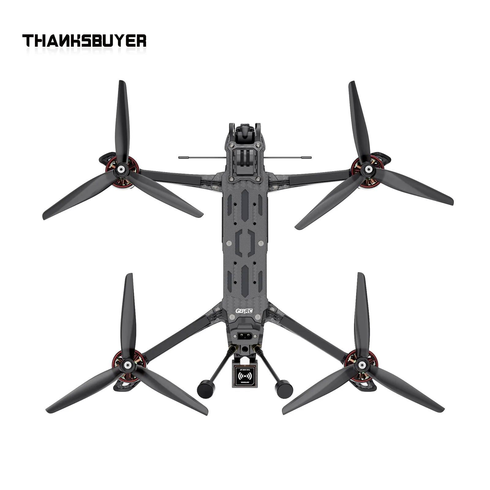 

Квадрокоптер GEPRC моза7 RAD1.6W GPS + PNP Elrs915 Elrs2.4G tbsnаноx VTX 4K/120fps HD FPV со встроенным Bluetooth RC