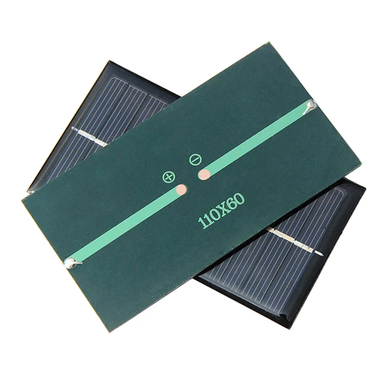 

Solar Panel 1W 5V DIY Small Solar Silicon Panel For Cellular Phone Charger Home Light Toy Solar Cell Board 60x110mm