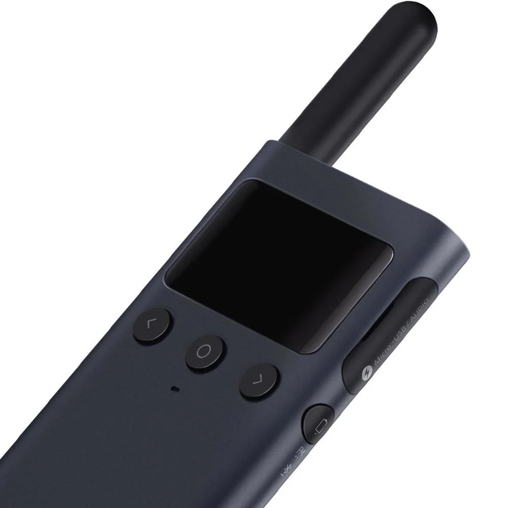 2022 Xiaomi Mijia Smart Walkie Talkie 1s With FM Radio Speaker Smart Phone App Location Control Share Quick Team Talk Outdoor