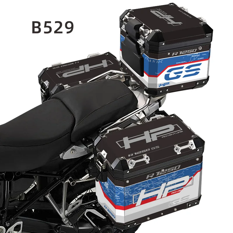Наклейки на мотоцикл для BMW R1200GS R1250GS ADV GSA F850GS ADV, декоративные наклейки из алюминиевого сплава в коробке, Набор наклеек, наклейки из алюминиевого сплава