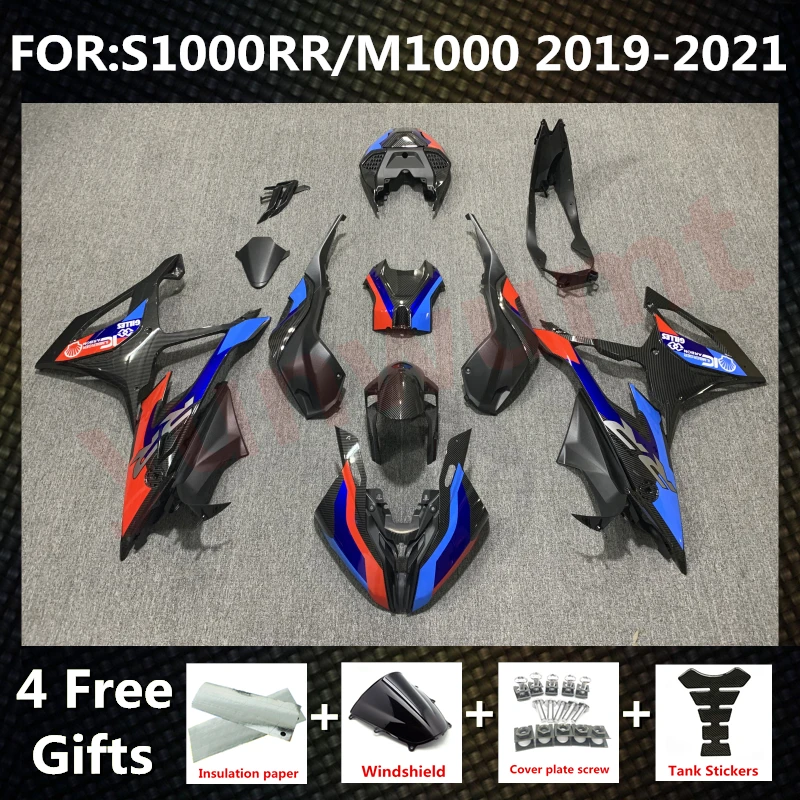 

NEW ABS Motorcycle full fairings kit fit For S1000RR S 1000 RR S1000 RR m1000 2019 2020 2021 2022 Fairing kits set carbon fibre