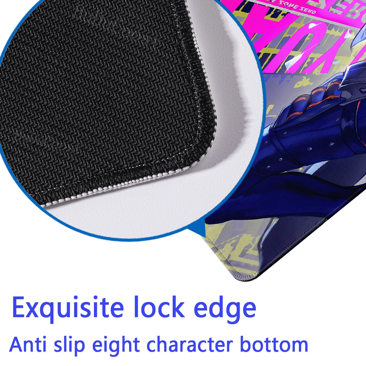 Игры Zenless Zone Zero ZZZ Zhu Yuan Настольный коврик teclado для мыши Высокое разрешение XXL