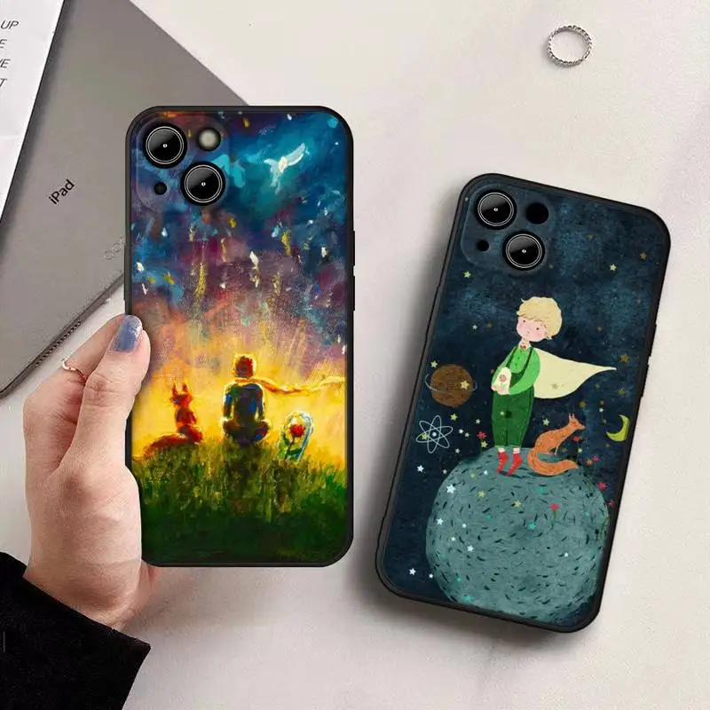 

The Little Fox Prince Phone Case For iphone 13 12 11 Pro Max X XR XS Mini 7 8 6S plus 2020 se 13 pro phone Full Coverage covers
