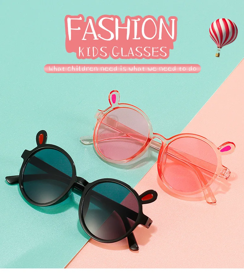 Детские солнцезащитные очки в форме кролика с героями мультфильмов детские для