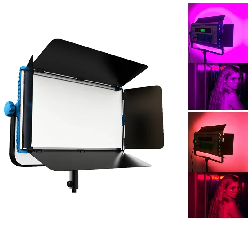 

Yidoblo A-2200c Dimmable 140W RGB 4 Colors Pro LED Lamp Video Film LED Soft Light Panel With LCD Screen Phone App Remote Control