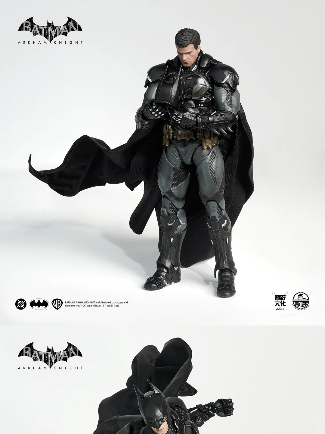 Фото Фигурка 1/12 Authentic Lpzz DC Arkham Knight Multiverse The Batman Who Laughs Red Death Deathstroke с подвижными суставами, подарок №3