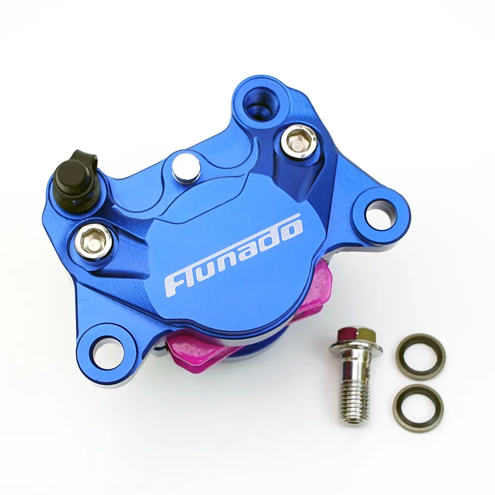 

Тормозной суппорт для мотоцикла, 84 мм, передний и задний тормозной суппорт с переходным кронштейном, 2 поршня для Yamaha Fuxi JOG