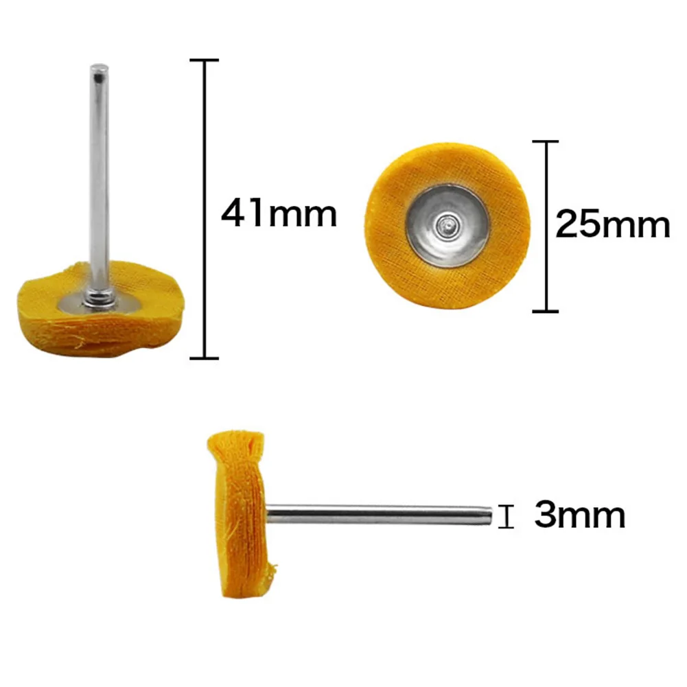30PCS 40mm Mini Brush Scouring Pad Nylon Fiber Grinding Sanding Head Buffing Polishing Wheel Rotary Abrasive Tool
