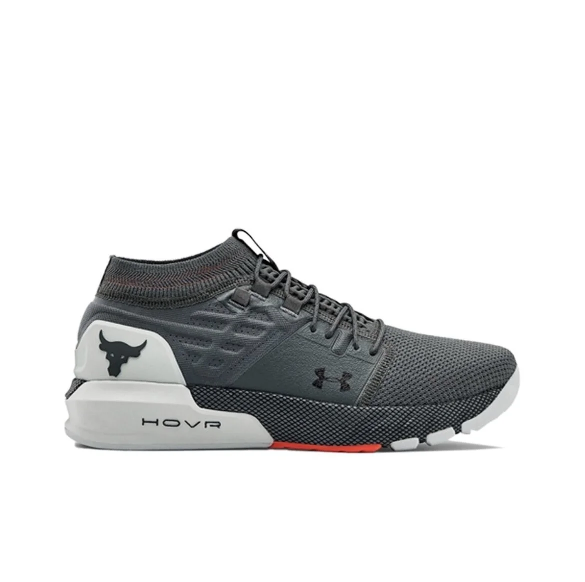 

HOT 2022 UNDER ARMOUR Men's Running Shoes UA HOVR Project Rock 2 Bull Head Training Shoes Gym Army Gray Size40-45