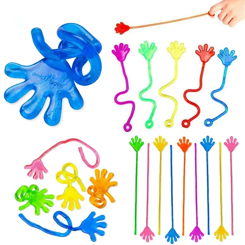 

Elastically stretchable sticky palm Climbing Tricky hands toys Mini Sticky Hands Toys for Children Party Favors Toys WYW