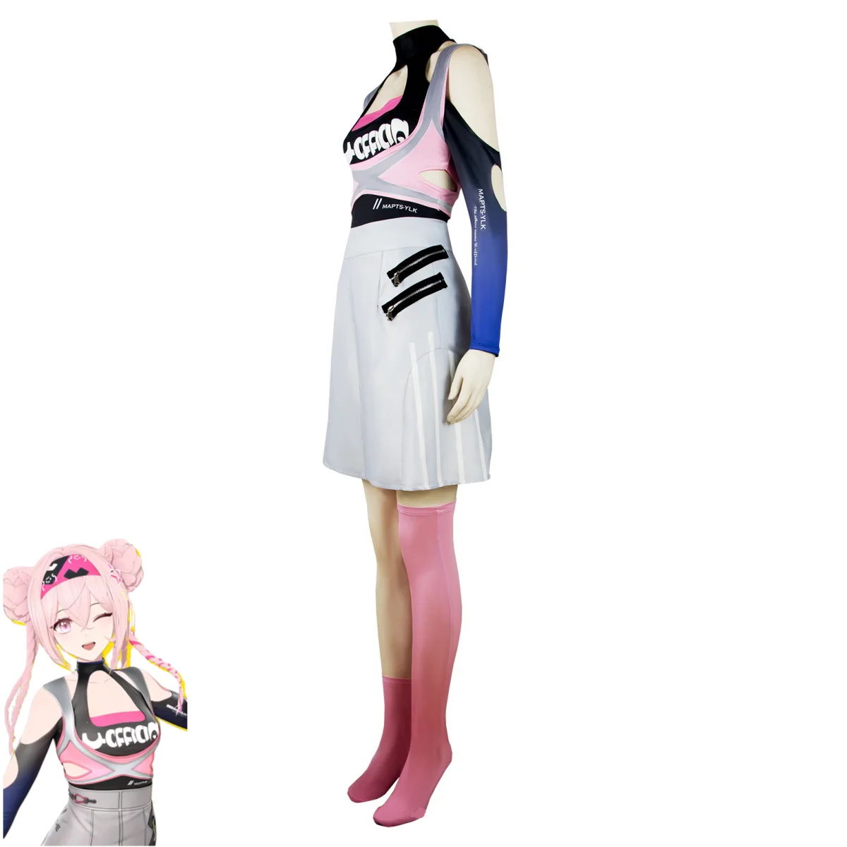 Костюм для косплея аниме Рыцари официальный Топ без бретелек пикантная