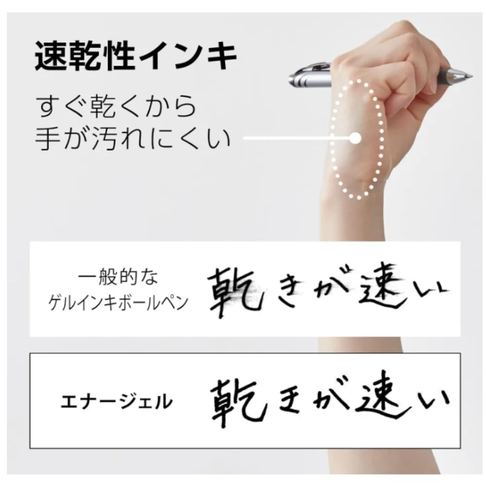 Фото Упаковка из 3-х гелевых ручек Pentel ENERGEL BLN77 0,3 0,5 0,7 1,0 мм Быстросохнущая шариковая ручка с нейтральными гелевыми чернилами для подписи Гладкое письмо №5