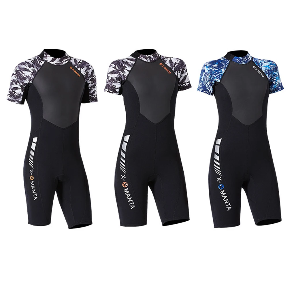 

1 5MM Wetsuits Diving Suit Swimsuit Sun-proof Shorts Breathable Jumpsuit Surf Suit for Snorkeling Surfing Swimming