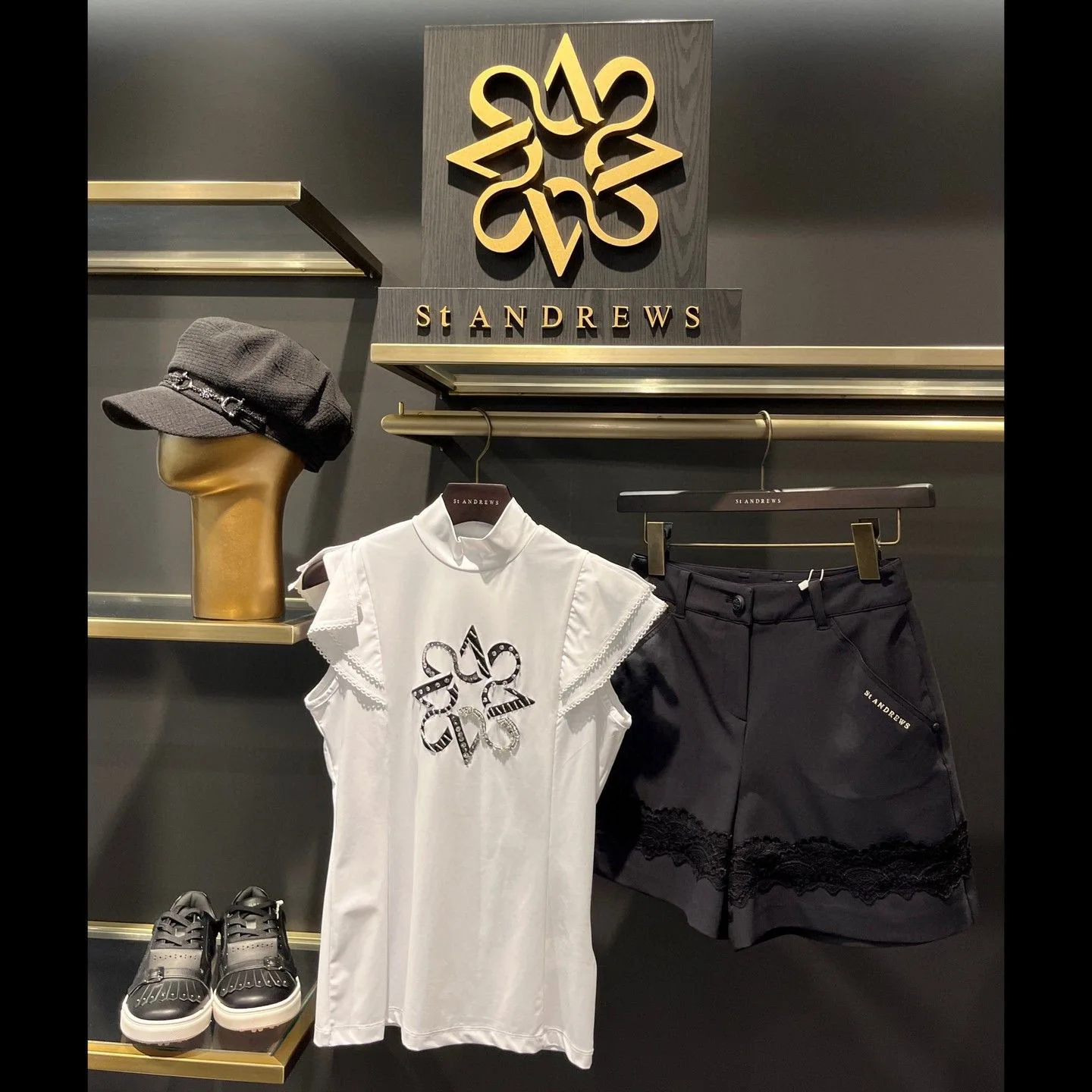 Spring/summer 2022 new lace-up collared short sleeved women's T-shirt sleeveless vest outdoor sports quick drying casual clothes