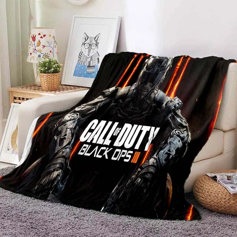 

Call of Duty Game Blanket Blankets for Beds Flannel Throw Blankets Gift Blanket Blanket for Living Room Bedroom Bed Sofa Picnic