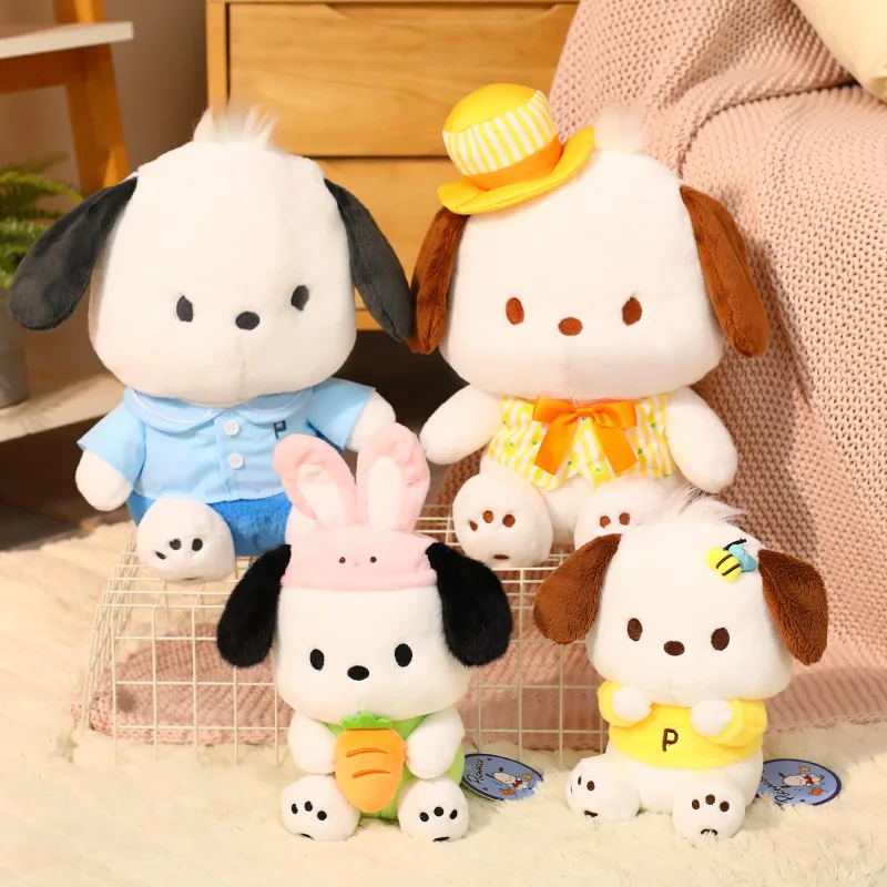 

Кавайная шапка для учеников Sanrio полакко, кролик, пчела, милая мультяшная плюшевая кукла для щенка, мягкая игрушка, декоративная подушка для ...