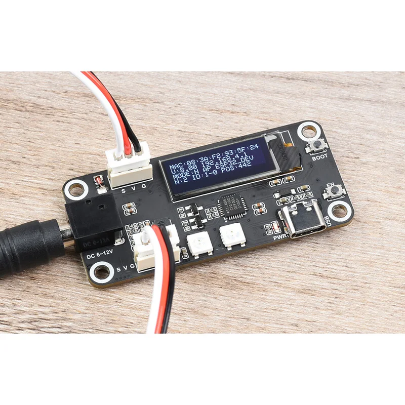 Фото Плата расширения Waveshare ESP32 для сервоприводов со встроенным Wi-Fi/Bluetooth, специализированная плата драйвера для умных сервоприводов с последовательной шиной, 6-12В №1