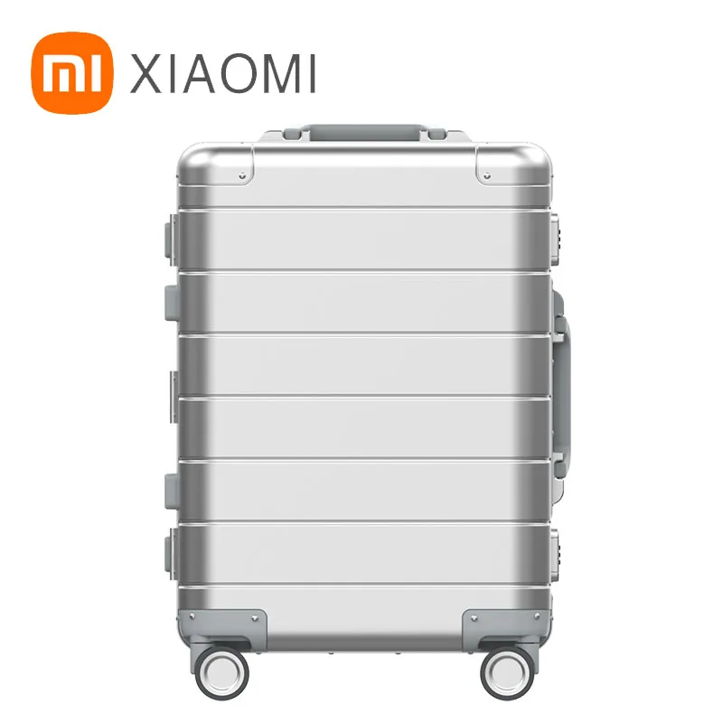 Xiaomi Mi Metal Travel Suitcase 2 Waterproof Trolley Case High Capacity Boarding Luggage with TSA Lock for Outdoor Fun